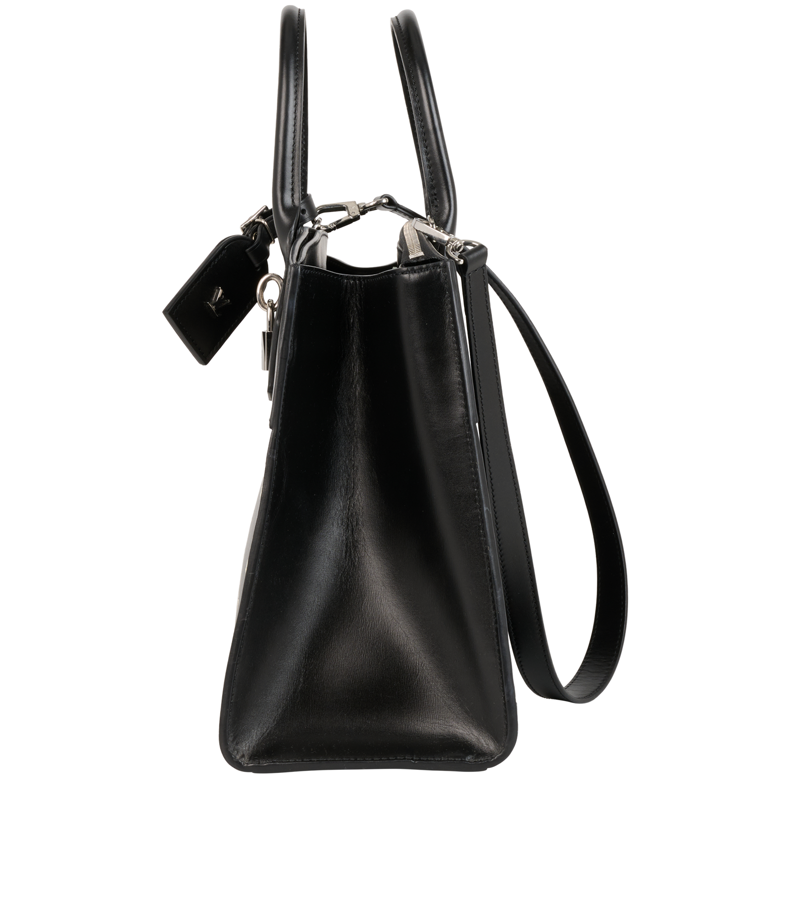 City Steamer MM, &pound;1,200, Handbags, Black, Leather, Bottom view